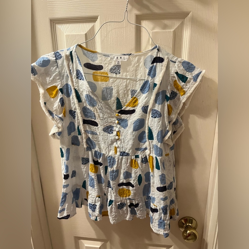 THML Flutter Sleeve Top